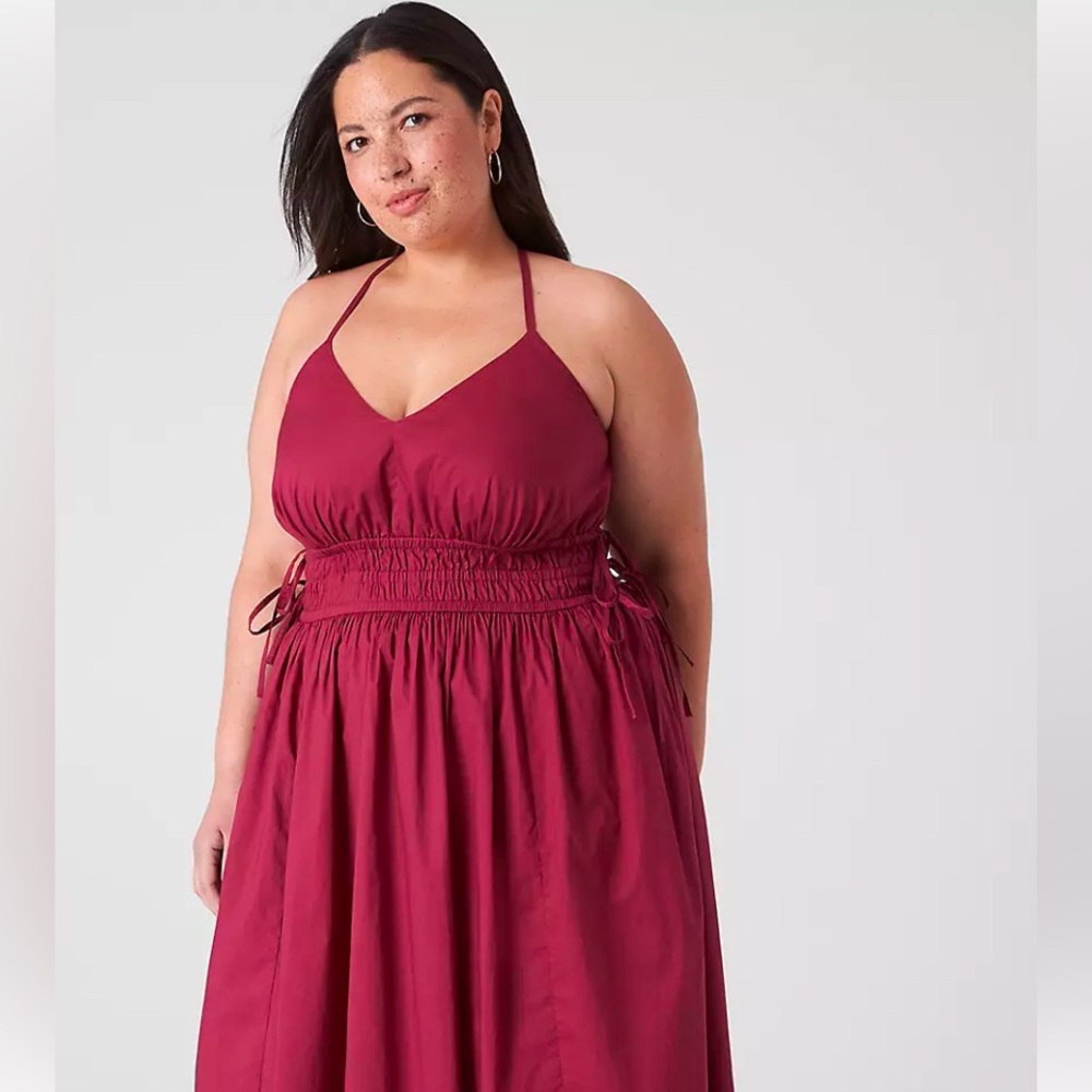 Lane Bryant ruched waist Maxi Dress